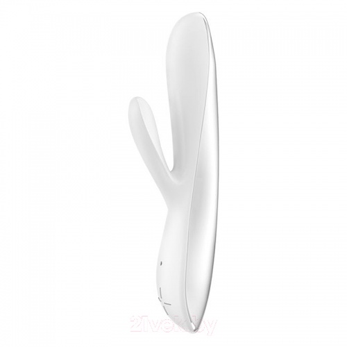 Вибратор rabbit перезаряжаемый белый E5-10 OVO