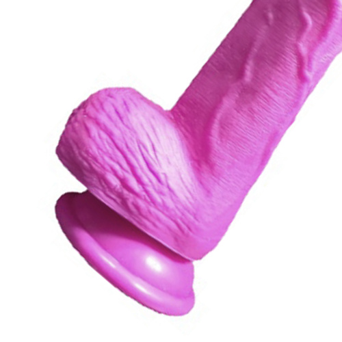 Фалоимитатор реалистик Dildo цвет розовый YQC-12M фото 4