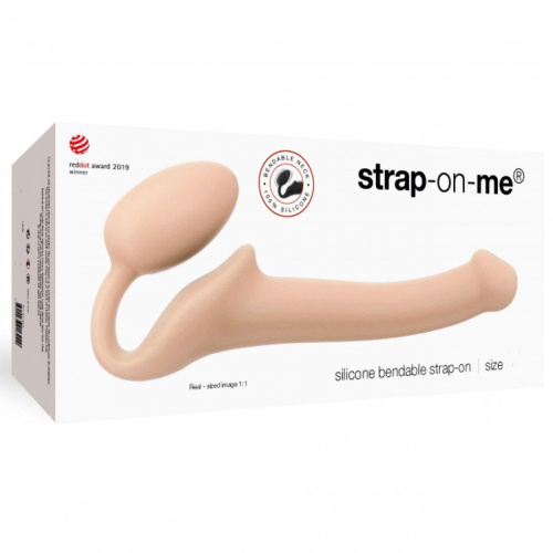 Страпон Strap-On-Me Semi-Realistic гнущийся M фото 9