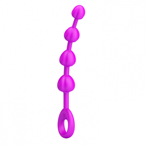 Анальная цепочка из шариков Beeds-4, розовая фото 4