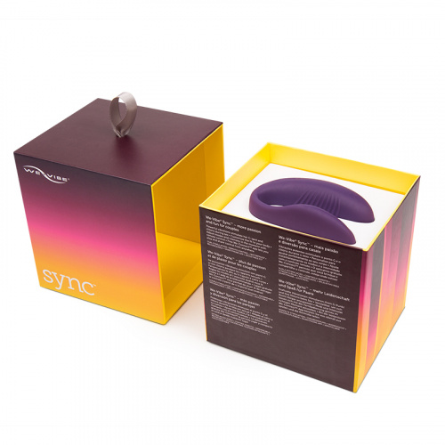 We-Vibe Вибратор для пар из силикона Sync 7.5 cм, фиолетовый фото 3