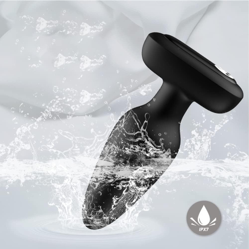 Анальная пробка VISUAL RIVET с вибрацией  фото 5