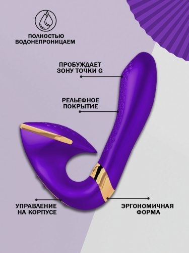 SOYO Вибростимулятор для клитора и зоны G с двумя независимыми моторами SH-SOYO-403 фото 5