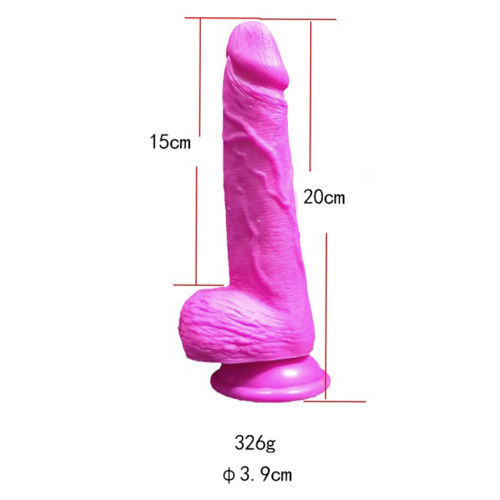 Фалоимитатор реалистик Dildo цвет розовый YQC-12M фото 2