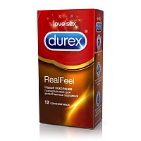 Дюрекс-12 Real Feel для естественных ощущений презервативы
