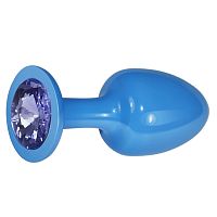 Голубая втулка с кристаллом 5402-03 LV