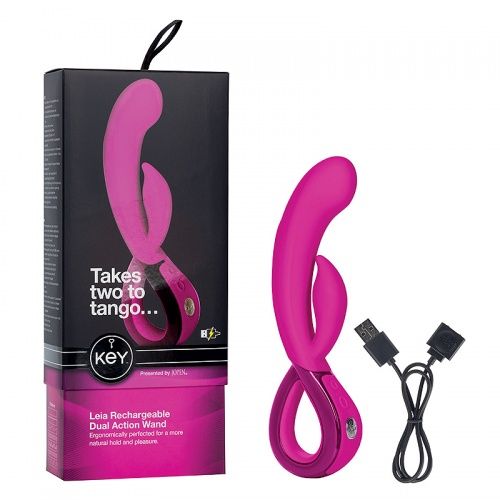 АКЦИЯ!Вибромассажер Хай-Тек "LEIA", розовый