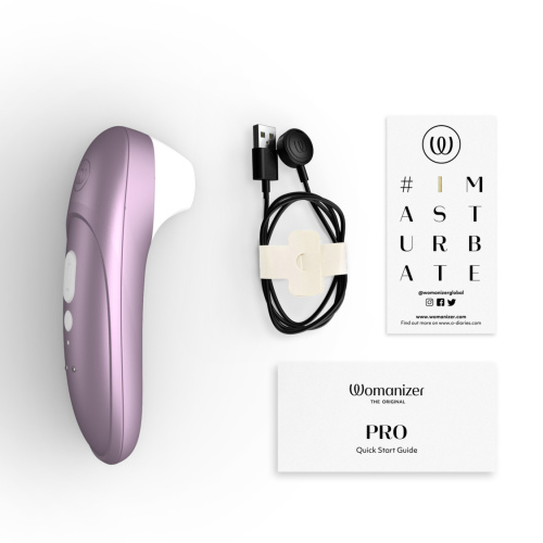 Бесконтактный клиторальный стимулятор Womanizer Pro сиреневый фото 2