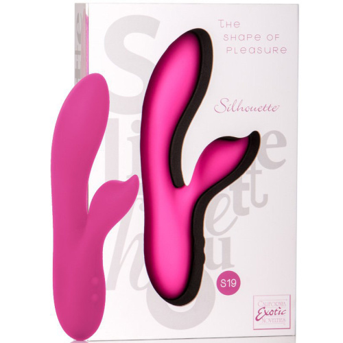 Вибромассажер "SILHOUETTE S19", розовый