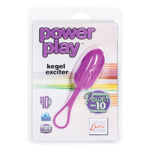 Вибро-яйцо "Power play kegel exciter", цвет фиолетовый фото 3