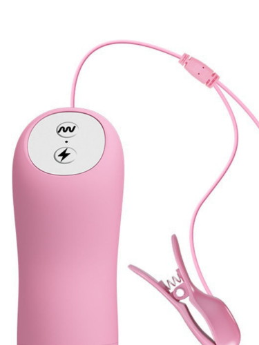 Romantic Wave Зажимы для сосков с вибро и электростимуляцией фото 4