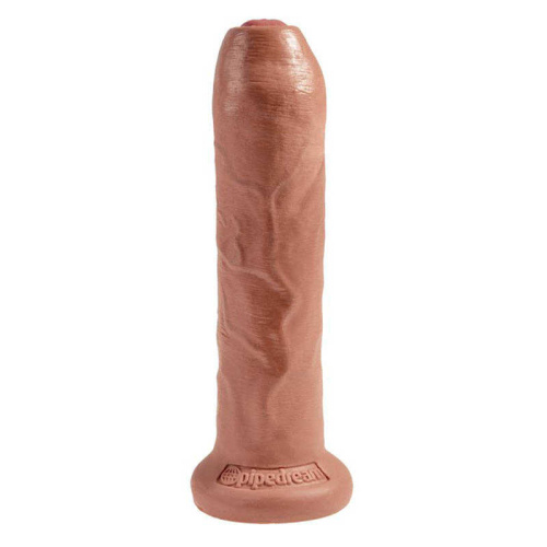 Фаллоимитатор на присоске необрезанный  King Cock 7 Uncut Cock