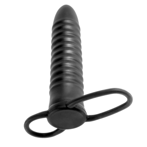 Насадка на член для двойного проникновения черная 4459-23 PD