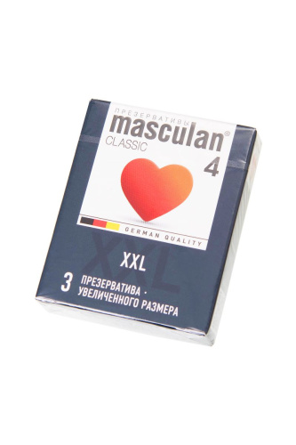 Презервативы Masculan XXL, латекс, увеличенного размера,3 шт фото 2