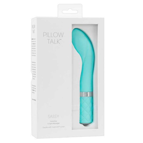 Вибратор для точки G Pillow Talk Sassy Teal, мятный фото 3