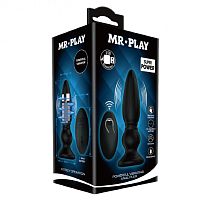 Виброплаг анальный с пультом Mr. Play "Powerfull vibration Anal Plug"