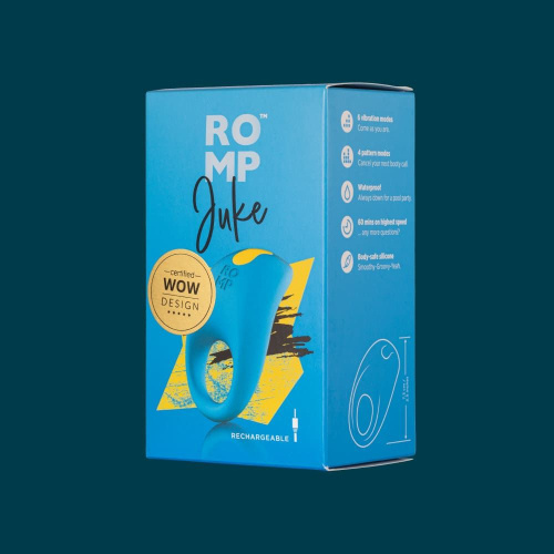 Эрекционное кольцо Romp Juke с вибрацией фото 8 Эрекционное кольцо Romp Juke с вибрацией фото 8