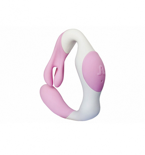 Вагинально-клиторальный стимулятор "O Venus", розовый