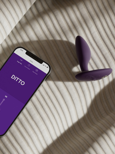 Анальная вибровтулка «Ditto by We - Vibe», фиолетовая фото 9