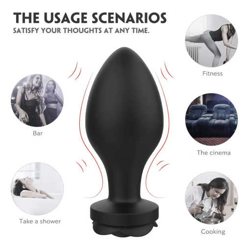 Набор силиконовых анальных пробок ROSA SHD-S375 фото 7