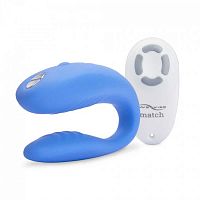 We-Vibe Вибратор для пар из силикона Match 7.65 cм, голубой