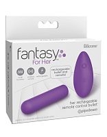 4946-12 PD / Мощная вибропуля с пультом ДУ Fantasy For Her Her Rechargeable Remote Control Bullet