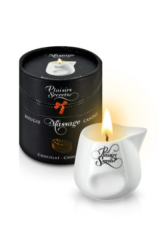 Plaisir Secret Массажная свеча с ароматом шоколада Massage Candle Chocolate, 80 мл