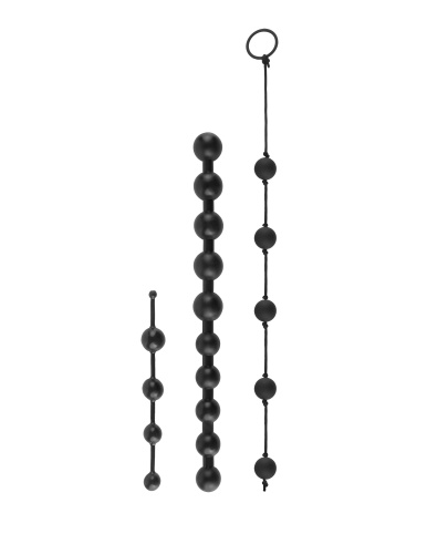 Набор анальных цепочек черный 4643-23 PD фото 4
