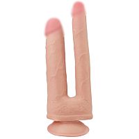 Фаллоимитатор анально-вагинальный на присоске Double Penetration Soft Cock 313001 LV