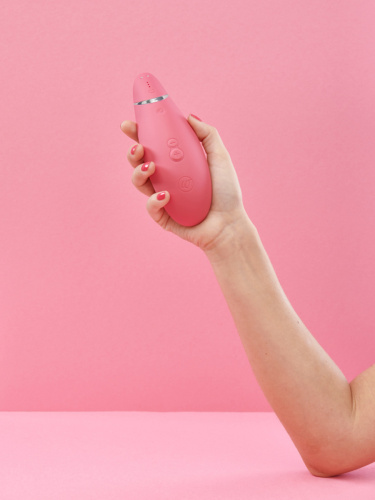 Womanizer Стимулятор клиторальный бесконтактный Premium, розовый фото 10