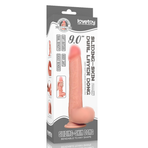 Фалоимитатор реалистик Skinlike Soft Cock 9 317003 LV фото 3