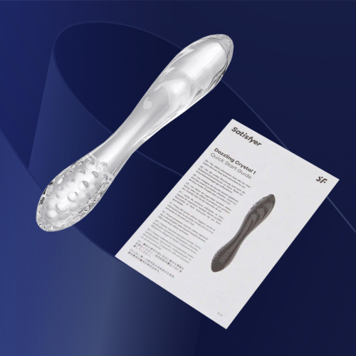 Двухсторонний стеклянный стимулятор Satisfyer Dazzling Crystal 1 45658 фото 10 Двухсторонний стеклянный стимулятор Satisfyer Dazzling Crystal 1 45658 фото 10