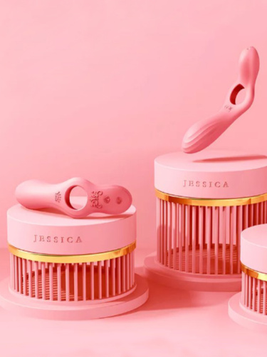 Вибромассажер Jessica Couples Massager Royal Розовый F02102 фото 7