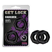 Кольца - гайки Cadiluck 2 шт, черные 370328558-CN 