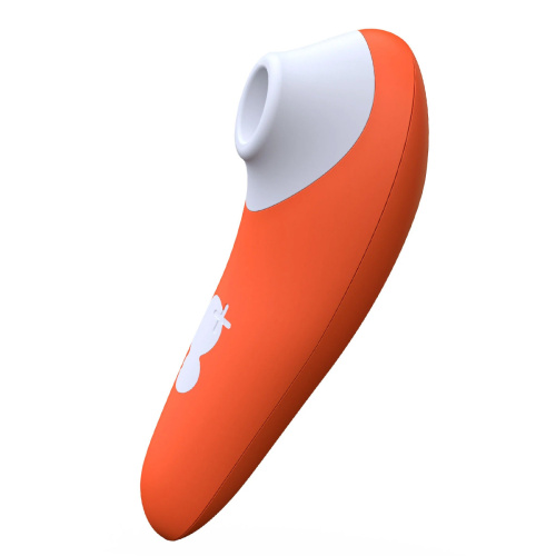 Оранжевый клиторальный стимулятор Romp Switch