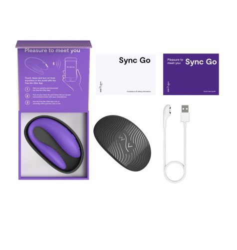 Вибратор для пар We-Vibe Sync Go светло-фиолетовый SNSY5SG4 фото 6