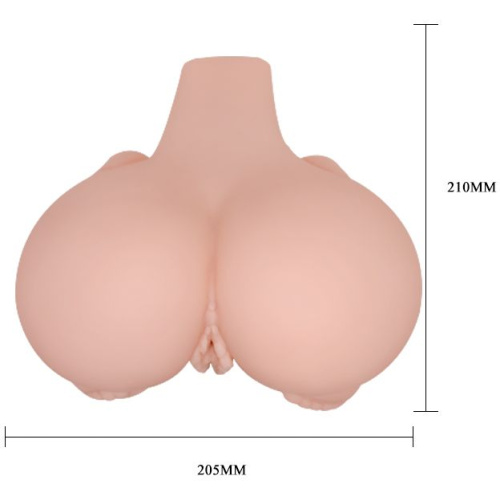 Мастурбатор вагина-анус с вибрацией в позе догги-стайл фото 8