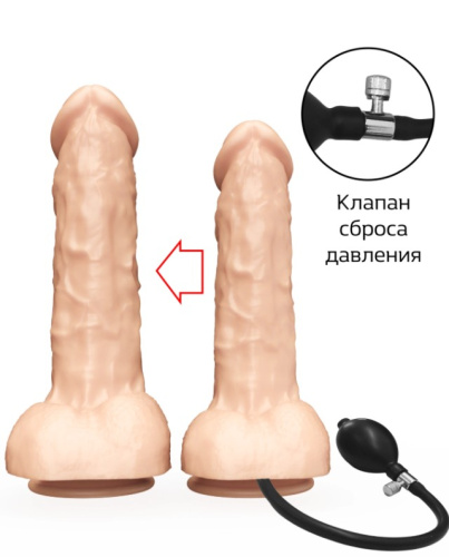Надувной фаллоимитатор 175303 ru фото 2