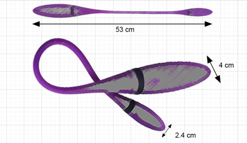 Вибратор для пар "2-Double Vibrator", фиолетовый фото 6