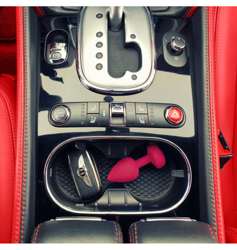 Gvibe Gplug Small - Инновационная маленькая дизайнерская пробка с вибрацией, 8х2.8 см (розовая) фото 3