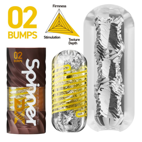 Мастурбатор Tenga Spinner DX 02 BUMPS фото 2