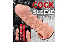 CS.010-L / Насадка на фаллос с шариками COCK SLEEVE CS.010-L (большой)