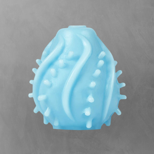 Gvibe Gegg  BLUE  - яйцо-мастурбатор, 6.5х5 см. фото 6