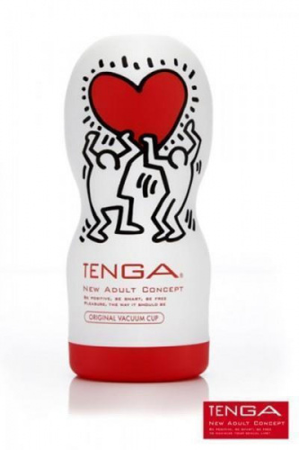 Мастурбатор Tenga Original Vacuum Cup Keith Haring Edition фото 3