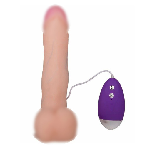 Телесный вибромассажёр-реалистик BEST COCK 6" - 19 см. фото 3