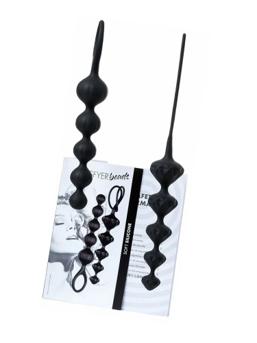 Satisfyer Набор анальных цепочек Beads J01756, черный фото 5
