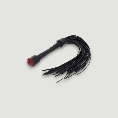 Флоггер Taboom Wild Roses Whip с декоративной розой 17446 фото 2