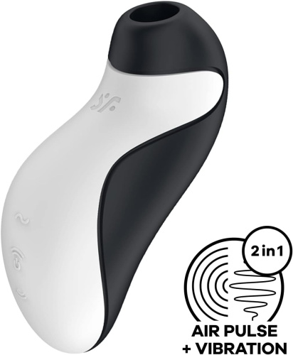 Вакуумный стимулятор клитора в форме косатки Satisfyer Orca