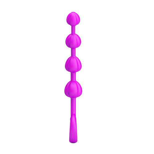 Анальная цепочка из шариков Beeds-4, розовая фото 9