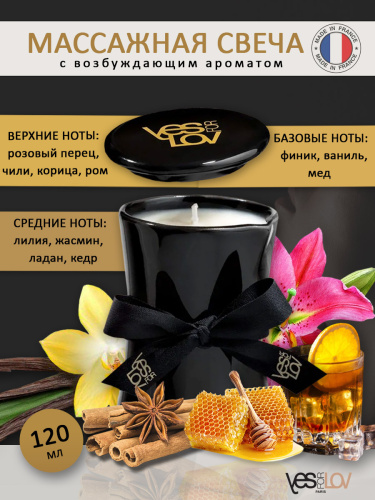 YESforLOV Массажная свеча Titillating Massage Candle 120 г фото 2